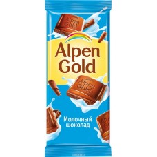 Шоколад Молочный Alpen Gold 90 гр - Адмиралъ